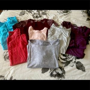 Athleta tops bundle - 7 items